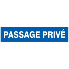 PASSAGE PRIVE NORMASIGN 330X75 Taliaplast 625601 | 625601