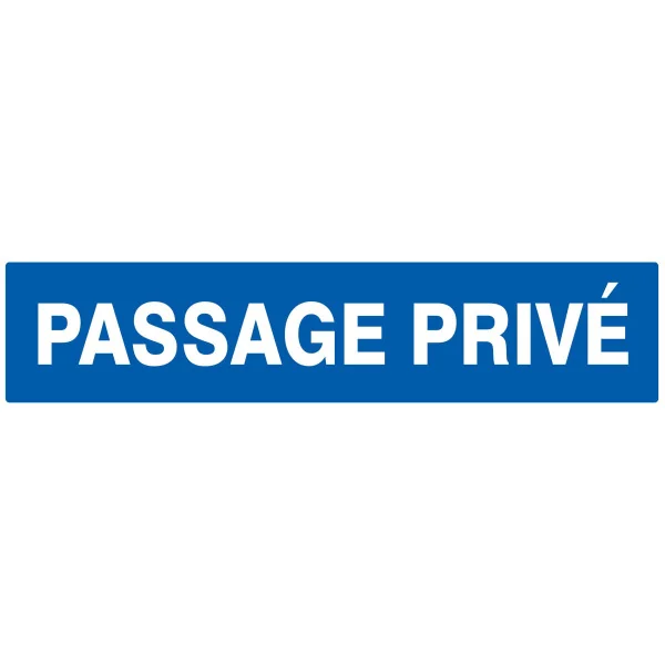 PASSAGE PRIVE NORMASIGN 330X75 Taliaplast 625601 | 625601 PASSAGE PRIVE NORMASIGN 330X75 Taliaplast 625601 | 625601