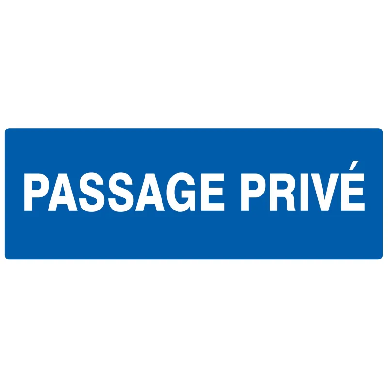 PASSAGE PRIVE NORMASIGN 330X12 Taliaplast 626635 | 626635