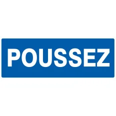 POUSSEZ NORMASIGN 330X120 Taliaplast 626605 | 626605