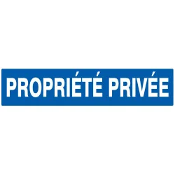PROPRIETE PRIVEE NORMASIGN 330 Taliaplast 625643 | 625643