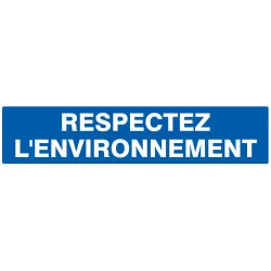 RESPECTEZ L' ENVIRONNEMENT NOR Taliaplast 625649 | 625649