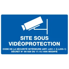SITE SOUS VIDEOPROTECTION NORM Taliaplast 621239 | 621239