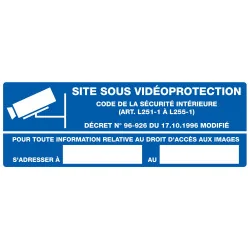 SITE SOUS VIDEOPROTECTION AVEC Taliaplast 626238 | 626238
