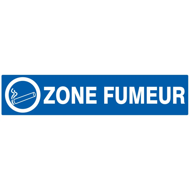 ZONE FUMEUR NORMASIGN 330X75 Taliaplast 625633 | 625633 ZONE FUMEUR NORMASIGN 330X75 Taliaplast 625633 | 625633
