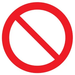 Panneau INTERDICTION NORMASIGN ADHESIF Taliaplast 724259 | 724259