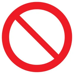 Panneau INTERDICTION NORMASIGN ADHESIF Taliaplast 727259 | 727259
