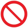 Panneau INTERDICTION NORMASIGN ADHESIF Taliaplast 727259 | 727259