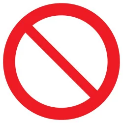 Panneau INTERDICTION NORMASIGN ADHESIF Taliaplast 722259 | 722259