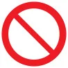 Panneau INTERDICTION NORMASIGN ADHESIF Taliaplast 722259 | 722259