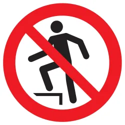 Panneau INTERDICTION DE MARCHER SUR LA Taliaplast 723349 | 723349