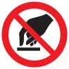 Panneau INTERDICTION DE TOUCHER NORMAS Taliaplast 722247 | 722247