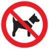 Panneau INTERDIT AUX CHIENS NORMASIGN Taliaplast 727248 | 727248