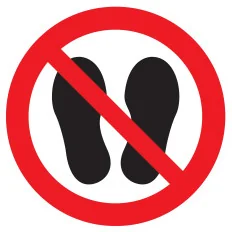 Panneau NE PAS MARCHER OU STATIONNER A Taliaplast 724351 | 724351