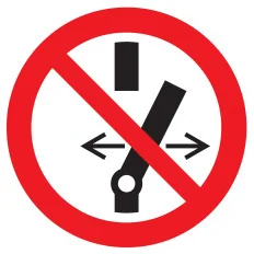 Panneau NE PAS MODIFIER LA POSITION DE Taliaplast 724322 | 724322