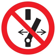 Panneau NE PAS MODIFIER LA POSITION DE Taliaplast 722322 | 722322