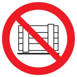 Panneau NE PAS OBSTRUER NORMASIGN ADHE Taliaplast 722328 | 722328