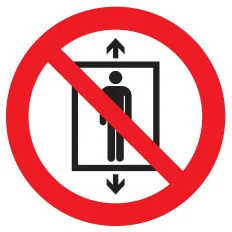 Panneau NE PAS UTILISER CET ASCENSEUR Taliaplast 724326 | 724326