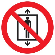 Panneau NE PAS UTILISER CET ASCENSEUR Taliaplast 722326 | 722326