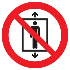 Panneau NE PAS UTILISER CET ASCENSEUR Taliaplast 723326 | 723326