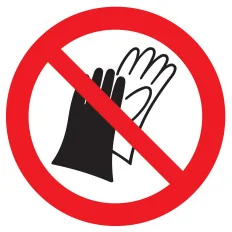 Panneau PORT DE GANTS INTERDIT D.80 N Taliaplast 724353 | 724353