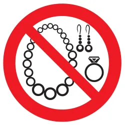 Panneau BIJOUX INTERDITS NORMASIGN ADH Taliaplast 724310 | 724310