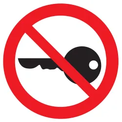 Panneau DEMARRAGE INTERDIT NORMASIGN A Taliaplast 724323 | 724323