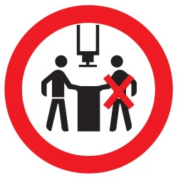 Panneau INTERDIT A PLUS D'UNE PERSONNE Taliaplast 724332 | 724332