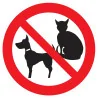 Panneau INTERDIT AUX ANIMAUX NORMASIGN Taliaplast 724299 | 724299