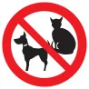 Panneau INTERDIT AUX ANIMAUX NORMASIGN Taliaplast 727299 | 727299