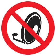 Panneau PARABOLES INTERDITES D.420mm Taliaplast 723337 | 723337