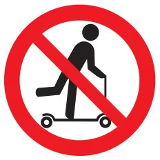 Panneau TROTTINETTE INTERDITE NORMASIG Taliaplast 724345 | 724345