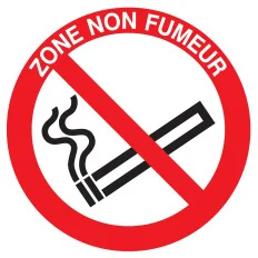 Panneau ZONE NON FUMEUR NORMASIGN ADHE Taliaplast 724245 | 724245