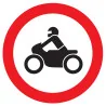 Panneau INTERDIT AUX MOTOS D.80mm Taliaplast 724293 | 724293