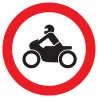 Panneau INTERDIT AUX MOTOS NORMASIGN A Taliaplast 727293 | 727293