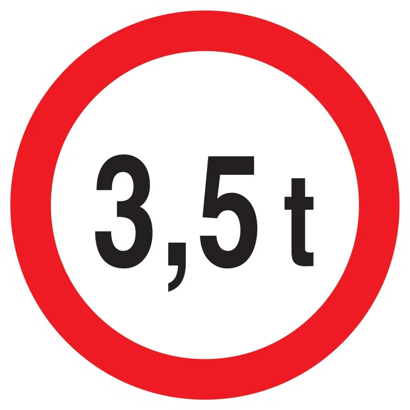 Panneau INTERDIT AU PLUS DE 3.5 TONNES Taliaplast 727283 | 727283 Panneau INTERDIT AU PLUS DE 3.5 TONNES Taliaplast 727283 | 727283