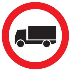 Panneau INTERDIT AUX POIDS LOURDS NORM Taliaplast 724284 | 724284