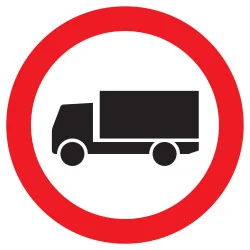 Panneau INTERDIT AUX POIDS LOURDS NORM Taliaplast 722284 | 722284