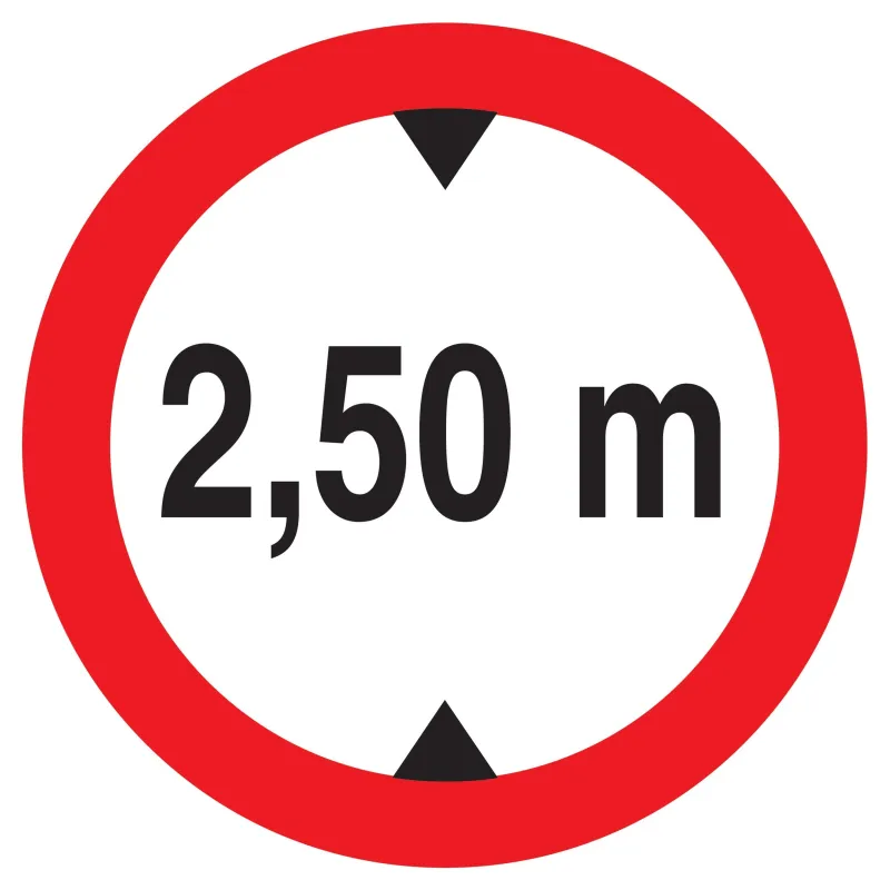 Panneau INTERD.VEHIC.DE +2.50M DE HAUT Taliaplast 723276 | 723276 Panneau INTERD.VEHIC.DE +2.50M DE HAUT Taliaplast 723276 | 723276