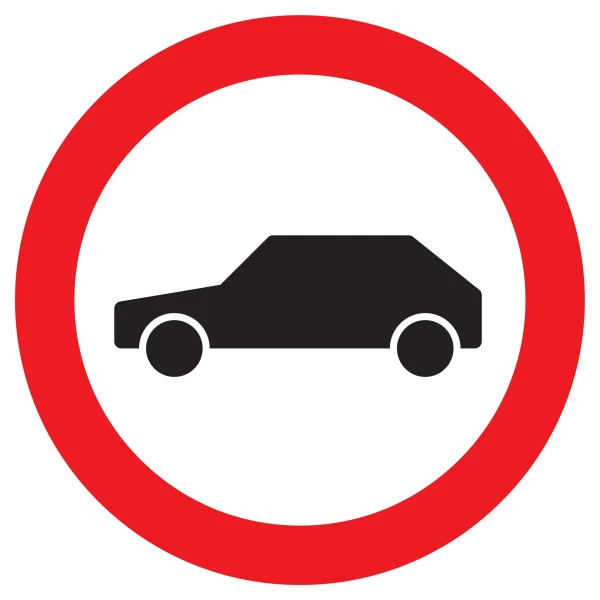 Panneau INTERDIT AUX VEHICULES NORMASI Taliaplast 722297 | 722297