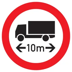 Panneau INTERDIT AUX VEHICULES DE PLUS Taliaplast 727289 | 727289