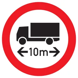Panneau INTERDIT AUX VEHICULES DE PLUS Taliaplast 723289 | 723289