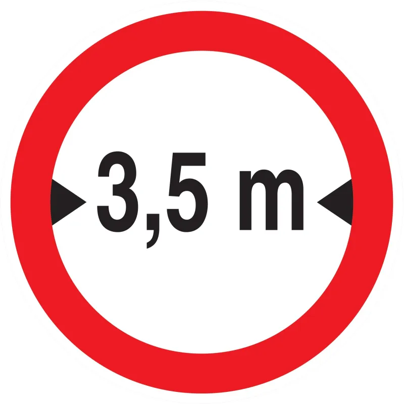 Panneau INTERDIT AUX VEHICULES DE PLUS Taliaplast 722281 | 722281