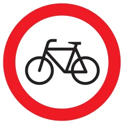 Panneau INTERDIT AUX VELOS NORMASIGN A Taliaplast 727298 | 727298