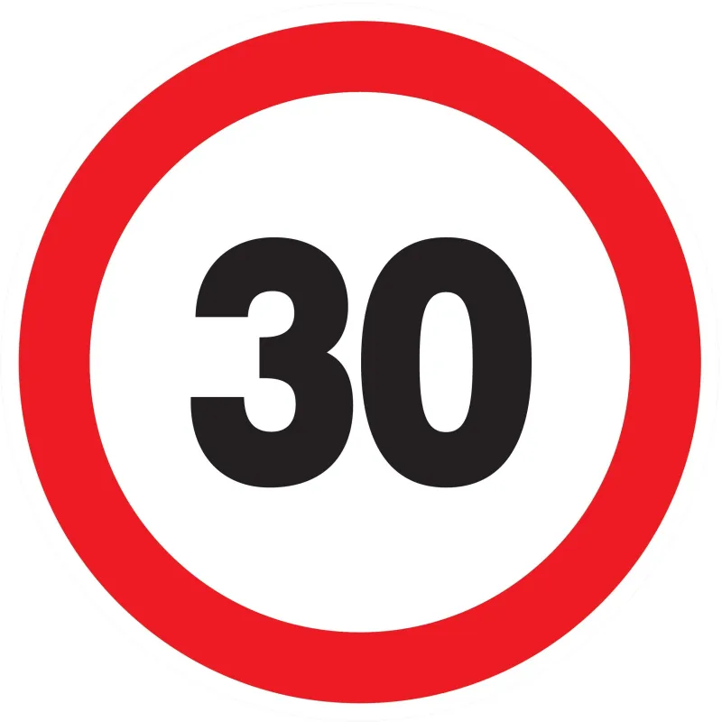 Panneau INTERDIT DE ROULER A +30 KM/H Taliaplast 724262 | 724262 Panneau INTERDIT DE ROULER A +30 KM/H Taliaplast 724262 | 724262