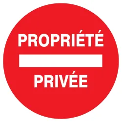 Panneau PROPRIETTE PRIVEE NORMASIGN AD Taliaplast 727225 | 727225