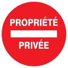 Panneau PROPRIETTE PRIVEE NORMASIGN AD Taliaplast 727225 | 727225