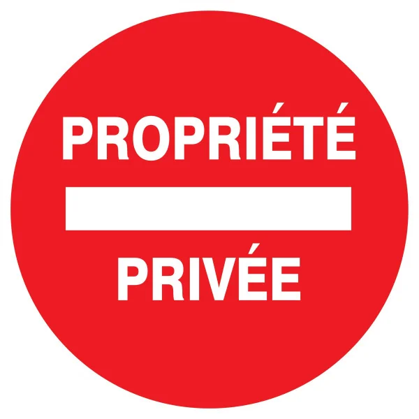 Panneau PROPRIETE PRIVEE NORMASIGN ADH Taliaplast 722220 | 722220 Panneau PROPRIETE PRIVEE NORMASIGN ADH Taliaplast 722220 | 722220
