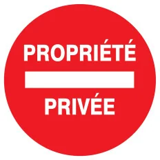 Panneau PROPRIETE PRIVEE NORMASIGN ADH Taliaplast 723221 | 723221