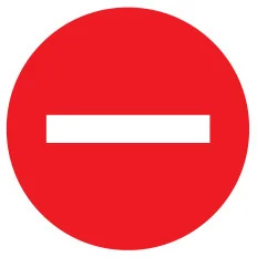 Panneau SENS INTERDIT NORMASIGN ADHESI Taliaplast 724209 | 724209